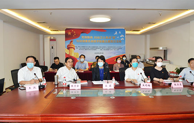 “黨旗飄揚(yáng)，婦幼衛(wèi)士勇戰(zhàn)‘疫’”婦