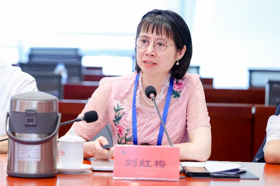 廣東省第二人民醫(yī)院副院長劉紅梅發(fā)言。人民網(wǎng) 王紹紹攝